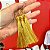 Tassel Pingente 7cm - Dourado Premium - Modelo Franja - Unidade - Imagem 1