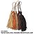 Tassel Pingente 7cm - Tons Terrosos - Unidade - Imagem 2