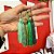 Tassel Pingente 7cm - Tons de Verde - Unidade - Imagem 1