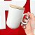 Caneca Sublimática Slim 350ml com Tampa de Bambu – Design Sofisticado para Personalização Premium - Imagem 1