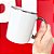 Caneca de Cerâmica 325 ml LiveSub – Alça e Borda Cromadas (Prata ou Dourada) - Imagem 3