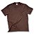 Camiseta Algodão Marrom Adulto - Imagem 1