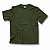 Camiseta Algodão Verde Militar Adulto - Imagem 1