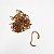 Corrente Bolinha 2,4mm com 8 cm com Fecho Dourado - Pct com 50 - Imagem 1