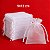 Saquinho de Organza Branco 9x12cm - Pct com 10 - Imagem 2