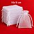 Saquinho de Organza Branco 10x15cm - Pct com 100 - Imagem 1