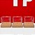 Kit com 3 Caixa Presente Cristal para Caneca - Kraft - Imagem 1