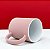 Caneca Cerâmica Fosca Rosa 325ml - LiveSub - Imagem 2