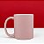 Caneca Cerâmica Fosca Rosa 325ml - LiveSub - Imagem 1