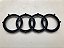 Emblema Logo Preto Grade Audi A1 A3 A4 A5 S3 Q3 Q5 - Imagem 4