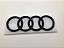 Emblema Logo Preto Grade Audi A1 A3 A4 A5 S3 Q3 Q5 - Imagem 9