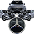Símbolo Emblema Acrílico Cromado Mercedes Glb 2020 À 2022 - Imagem 1