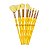 Kit com 8 Pincéis (cor amarelo) - Imagem 1