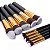 Kit com 10 Pincéis (COR Preto e Dourado) - Imagem 2