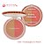 Blush Compacto Duo Dual Cheeks (COR 1 Champagne e 2 Peach) - Ruby Rose - Imagem 1