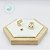 Brinco Semijoia Ear Cuff Cravejado e Liso Delicado (dourado) - Imagem 2