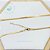 Colar Semijoia Laminado 45cm (dourado) - Imagem 2