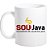 Caneca Branca Sou Java - Imagem 1