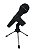 Suporte Mini Pedestal de Mesa tipo Tripé p/ Microfone - Imagem 1