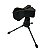 Suporte Mini Pedestal de Mesa tipo Tripé p/ Microfone - Imagem 2