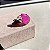 Anel Gota Pink Fusion Regulável Banhado a Ródio Branco - Imagem 2