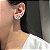 Brinco Ear Cuff Ponto de Luz Banhado a Ródio Branco - Imagem 2