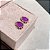 Brinco Gota Cravejada Ultraviolet Fusion Banhado a Ouro - Imagem 4