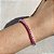 Pulseira Riviera 3 Garras Safira Rosa Banhado a Ródio Branco - 3mm - Imagem 5