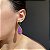 Conjunto Gota Bicolor Esmeralda e Ultraviolet Fusion Banhado a Ouro - Imagem 5