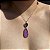 Conjunto Gota Bicolor Esmeralda e Ultraviolet Fusion Banhado a Ouro - Imagem 6