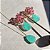 Conjunto Luxo Bicolor Safira Rosa/Turmalina Fusion Banhado a Ouro - Imagem 8