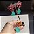 Conjunto Luxo Bicolor Safira Rosa/Turmalina Fusion Banhado a Ouro - Imagem 3