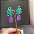Conjunto Luxo Flor Bicolor Turmalina Leitosa e Ultraviolet Fusion Banhado a Ouro - Imagem 4