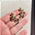 Brinco Ear Cuff Shine Gotas Esmeralda Banhado a Ouro - Imagem 4