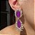 Brinco Luxo Ultraviolet Fusion Banhado a Ouro - Imagem 2