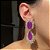 Brinco Luxo Ultraviolet Fusion Banhado a Ouro - Imagem 4