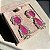 Brinco Luxo Pink Fusion Banhado a Ouro - Imagem 3