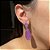 Brinco Gota Ultraviolet Fusion Banhado a Ouro - Imagem 2