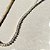Colar Riviera 3 Garras Trama Rigida 3mm Cristal Banhado a Ouro - 40cm - Imagem 4
