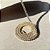 Colar Riviera 3 Garras Trama Rigida 3mm Cristal Banhado a Ouro - 45cm - Imagem 5