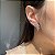 Brinco Ear Cuff Asa Cristal Banhado a Ródio Branco - Imagem 4