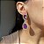 Brinco Luxo Ametista e Ultraviolet Fusion Banhado a Ouro - Imagem 2