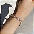 Pulseira Baguete 5mm Banhado a Ouro - Imagem 3