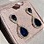 Brinco Gota Baguete Luxo Safira Azul Banhado a Ouro - Imagem 3