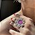 Conjunto Flower Cravejado Ultraviolet Fusion Banhado a Ouro - ARO 19 - Imagem 6