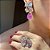 Conjunto Flower Ametista e Ultraviolet Fusion Banhado a Ouro - ARO 19 - Imagem 2