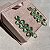 Brinco Gotas Verde Menta Banhado a Ouro - Imagem 3