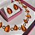 Conjunto Luxo Gota Laranja Banhado a Ouro - Imagem 3