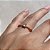 Anel Solitario 3mm Banhado a Ouro - Aro 18 - Imagem 2
