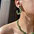 Conjunto Luxo Foliage Esmeralda Banhado a Ouro - Imagem 6